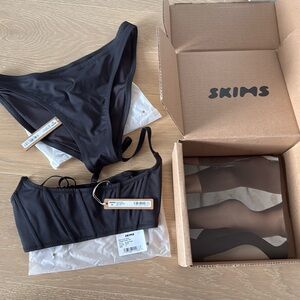 NWT Skims Corset Bikini Top and Bottom